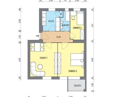 Schöne 2,5-Zimmer-Wohnung im Herzen Wilmersdorf - Foto 1