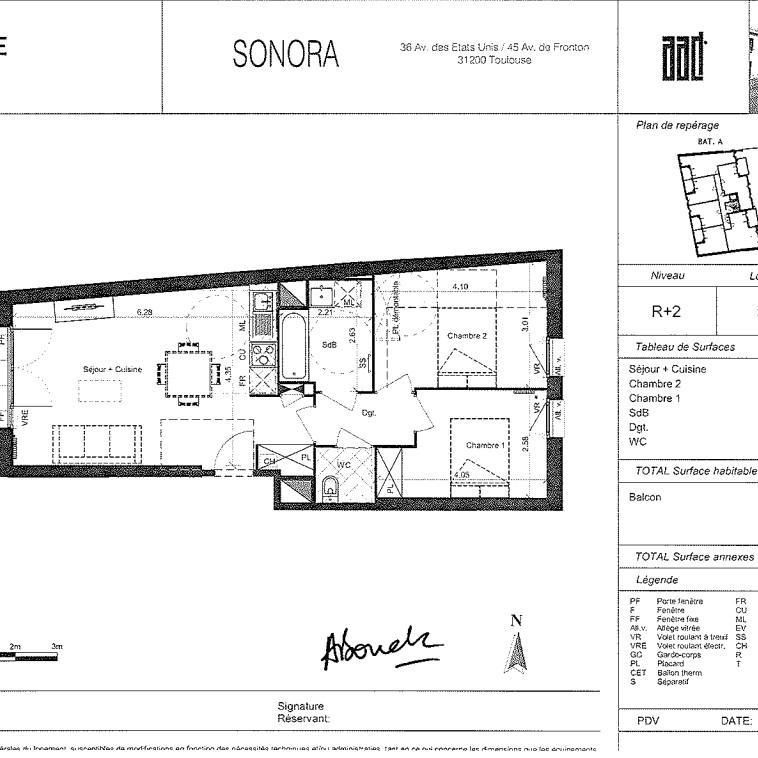 Location Appartement 3 pièces 58m² TOULOUSE 31200 - Photo 2