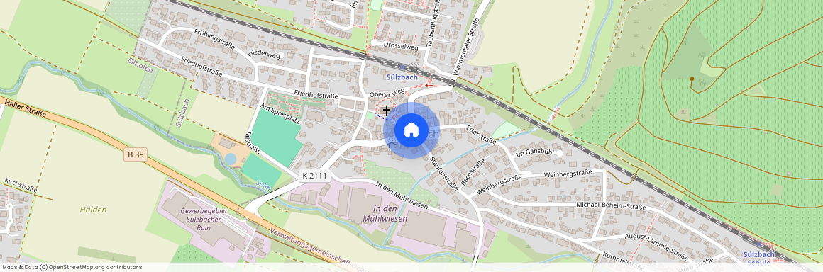 74182, Obersulm  Sülzbach