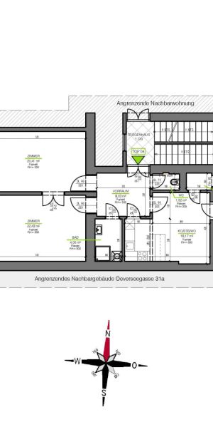 Sanierte 2 Zimmer Wohnung beim Oeverseepark - Provisionsfrei! - Photo 2