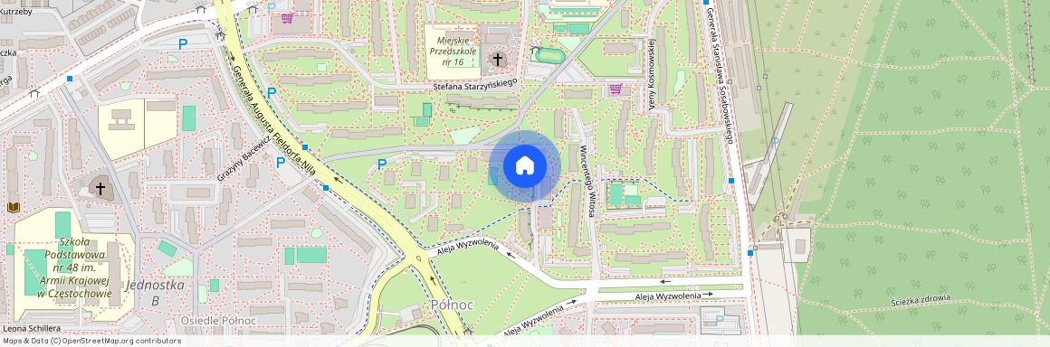 ul. Godebskiego, Północ, Częstochowa, śląskie