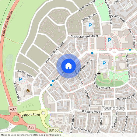 Peverell Avenue West, Poundbury, Dorchester, Dorset, DT1