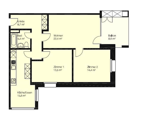 Zentral wohnen in gepflegtem Umfeld - Foto 1