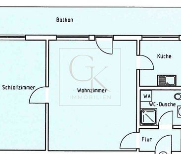 Erstbezug nach Modernisierung von lichtdurchfluteter OG-Wohnung mit großem Balkon - Foto 5