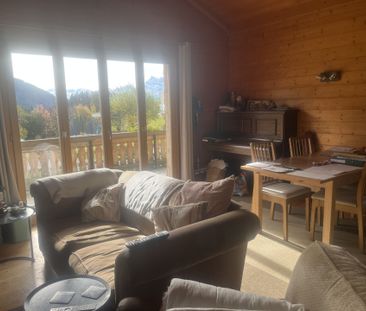 Location à l'année chalet meublé en Crettaz - Photo 3