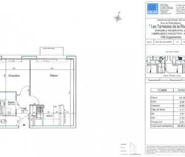 Appartement T2 à louer Cesson Sevigne - 40 m² - Photo 6
