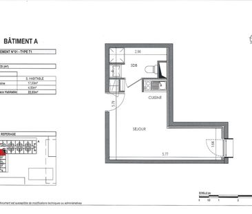 Location Appartement 1 pièce 22m² VILLENAVE D ORNON 33140 - Photo 4