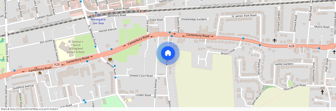 Quex Road, Westgate, CT8