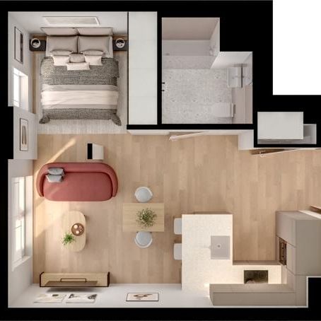 Studio to rent - Photo 1