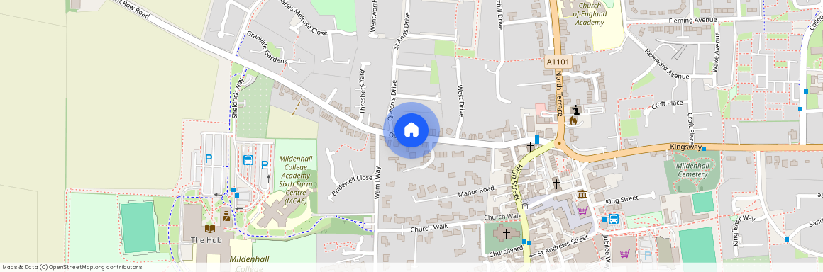 Queensway, Mildenhall, Bury St. Edmunds