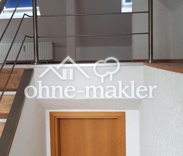 1 ZKB + Balkon in Zwickau-Auerbach, Dachgeschoss-Wohnung mit EBK - Photo 1
