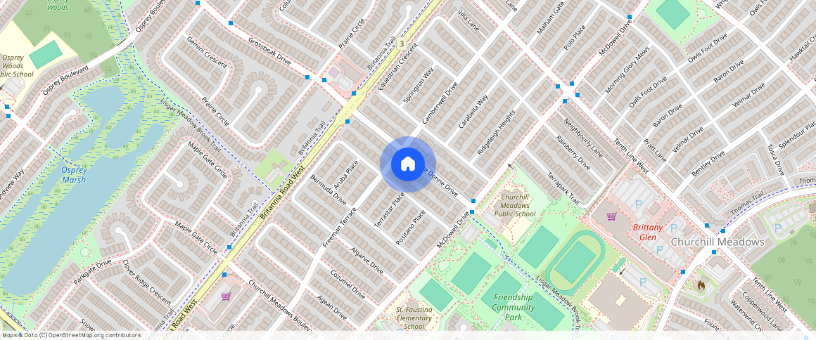 5890 Delledone Drive W #Upper, Mississauga, Churchill Meadows