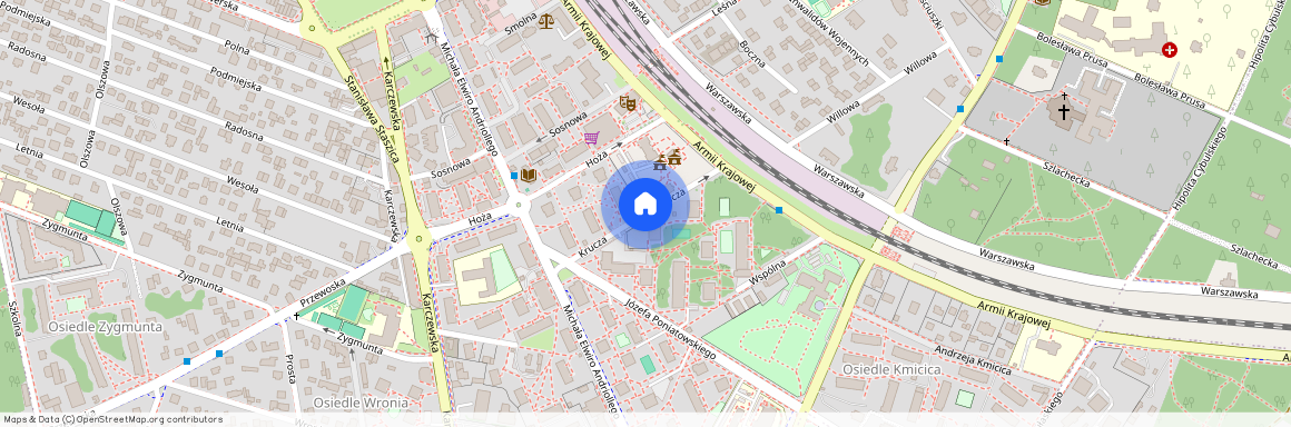 ul. Krucza, Otwock, otwocki, mazowieckie