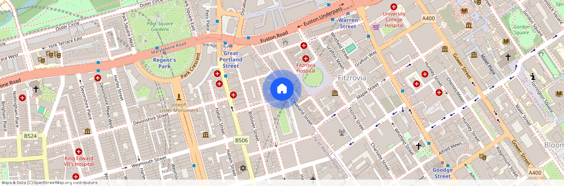 Carlton House, 127-129, Cleveland Street, London, W1T 6QD