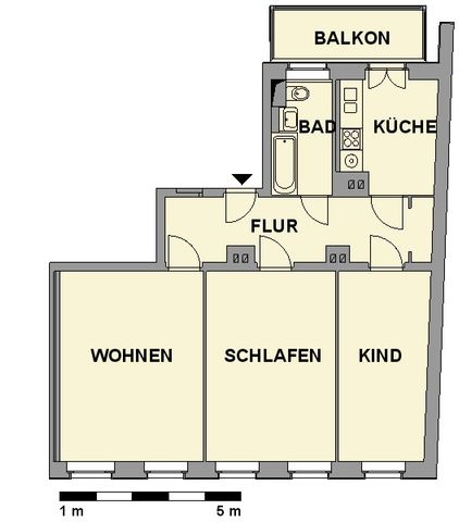 Mehr Innenstadt geht nicht - 3-Raum-Altbauwohnung - Foto 5