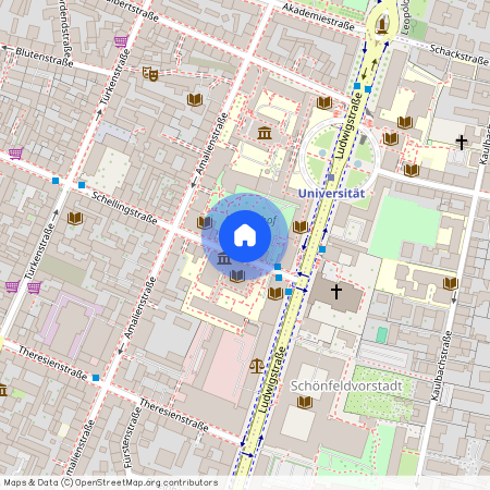 Schellingstraße 6, 80799 München - Maxvorstadt