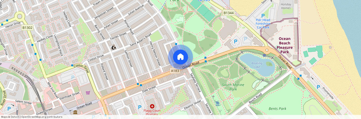 Service Accommodation - Sleeps 6 The Beach House, Lawe Road, South Shields