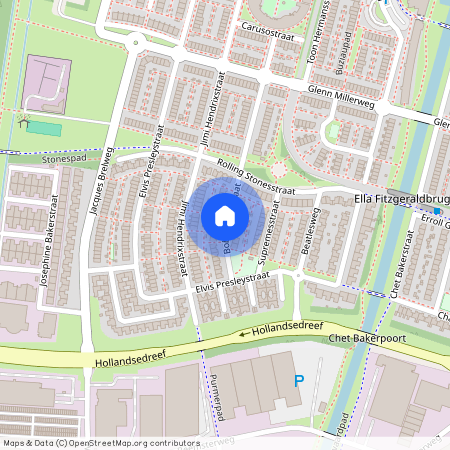 Muziekwijk N.-Zuidwest, 1311 JE, Bob Marleystraat, Almere