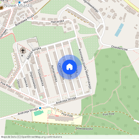 ul. Nałęczowska, Nowe Miasto, Wałbrzych, dolnośląskie