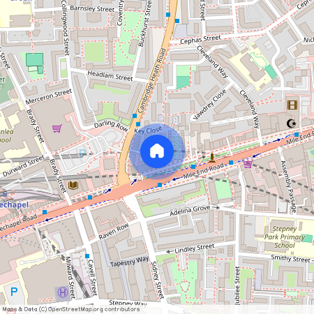 Mile End Road, Whitechapel, London, E1