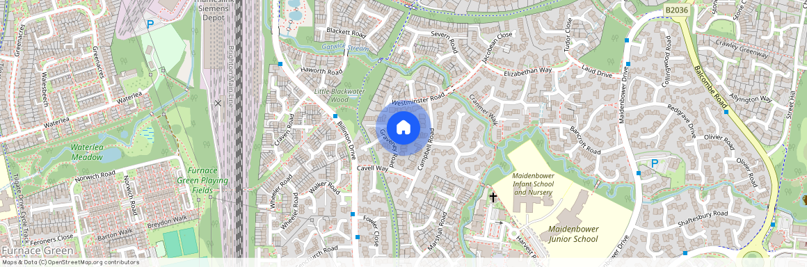 Wandle Close, Maidenbower, Crawley, West Sussex. RH10 7UH