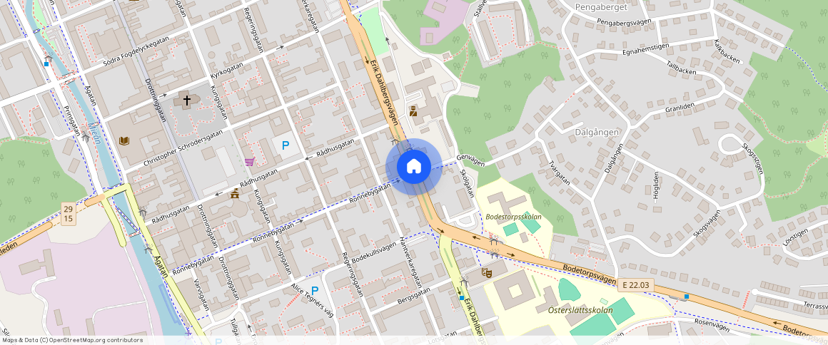 Ronnebygatan, Karlshamn