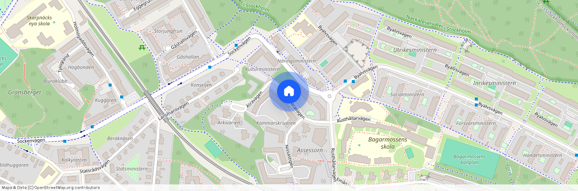 Ätravägen, Bagarmossen