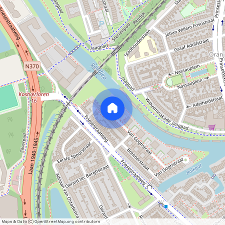 Schildersbuurt, 9718 MP, Van Goghstraat, Groningen