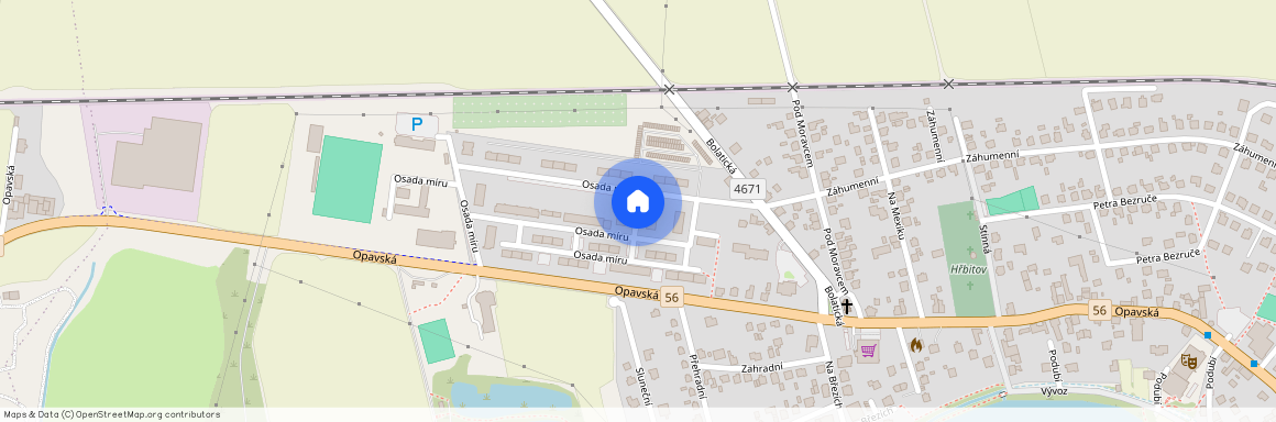 Osada míru, Dolní Benešov, okres Opava