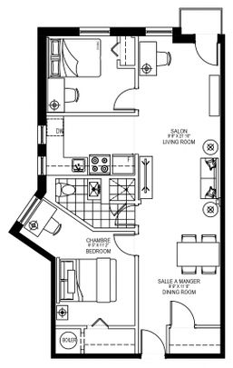 4560 Sainte-Catherine - Plan C - Photo 1