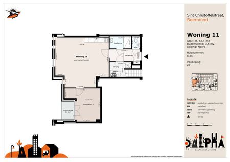 Appartement te huur: Sint Christoffelstraat 1 6041 JS Roermond - Photo 5