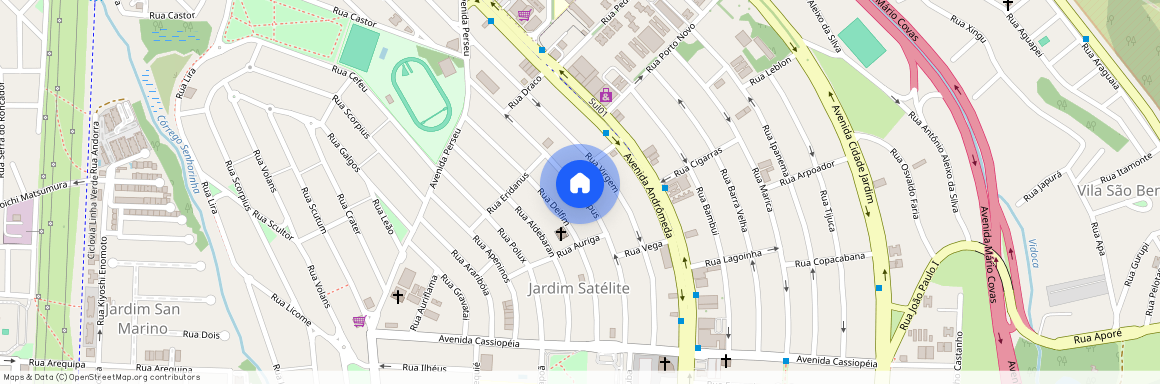 Rua Canopus, Jardim Satélite, São José dos Campos, SP, 12230460