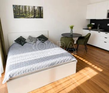 Pronájem moderního bytu 1+kk s balkonem a sklepem, Praha 7 Holešovice - Photo 3