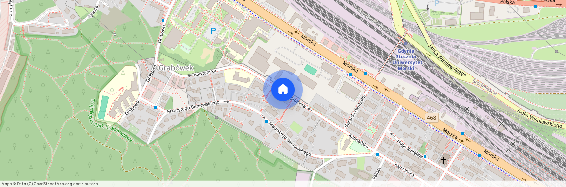 ul. Kapitańska, Grabówek, Gdynia, pomorskie