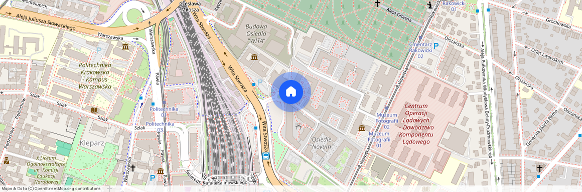 ul. Rakowicka, Przedmieście Warszawskie, Stare Miasto, Kraków, małopolskie