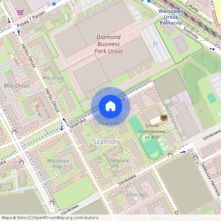 Warszawa, Ursus, Szamoty, Giserska
