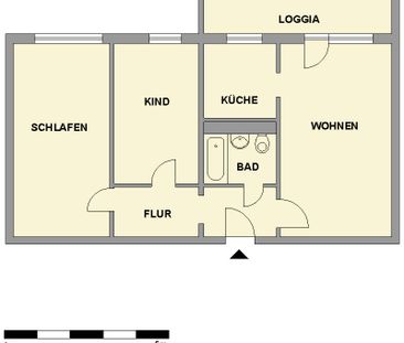 3-Raum-Wohnung mit Blick ins Grüne - Photo 3