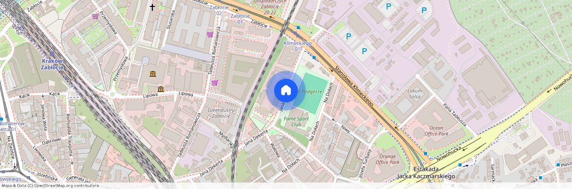 ul. Jana Dekerta, Zabłocie, Podgórze, Kraków, małopolskie