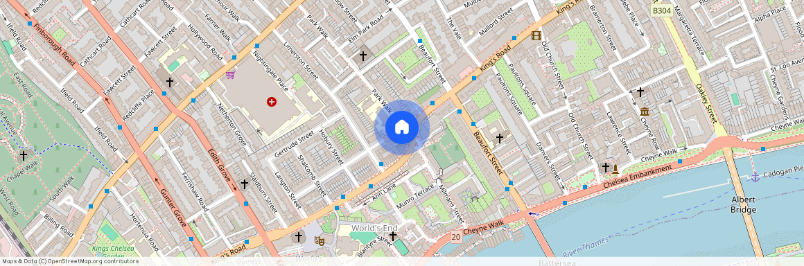 Kings House, Kings Road, Chelsea SW10, London