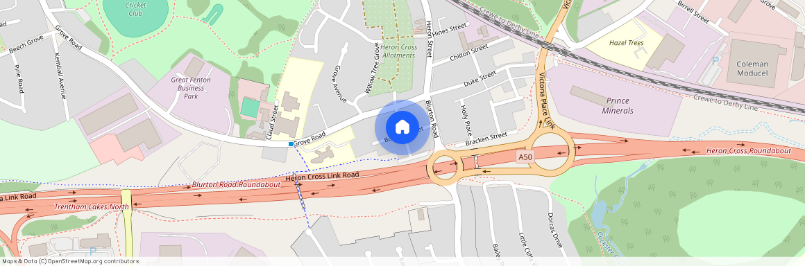 Derry Street, Heron Cross, Stoke-on-Trent