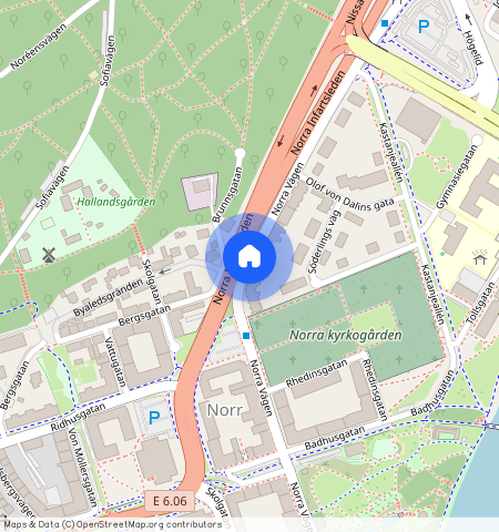 Norra Vägen, Halmstad