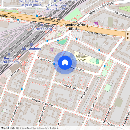 Irenenstraße, 10317 Berlin - Lichtenberg