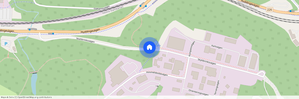 Skyttbrinksvägen, Tumba