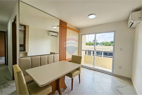 Apartamento Novo 02 quartos com Modulados e Varanda para locação Ponta Negra - Foto 1