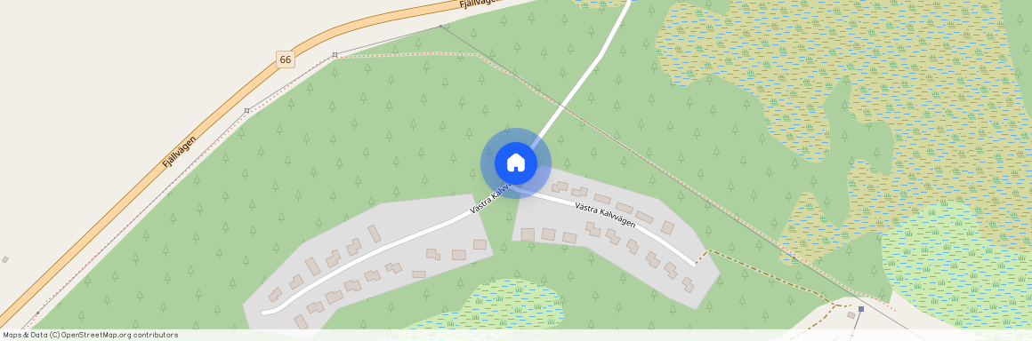 Västra Kalvvägen, Sälen