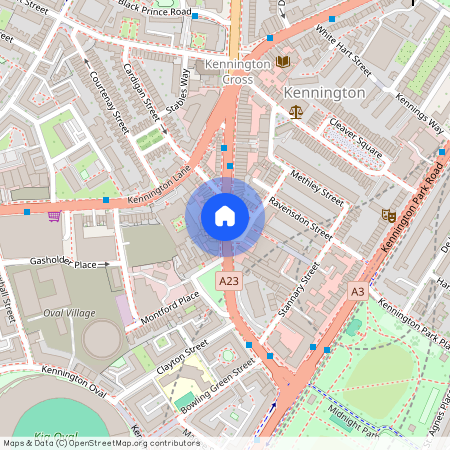 Kennington Road, Kennington, SE11, London