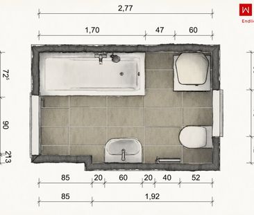 Attraktive 3-Zimmerwohnung mit Badewanne und Gartenanteil! - Photo 1
