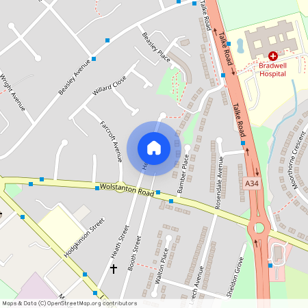 Heath Street; Chesterton; ST5