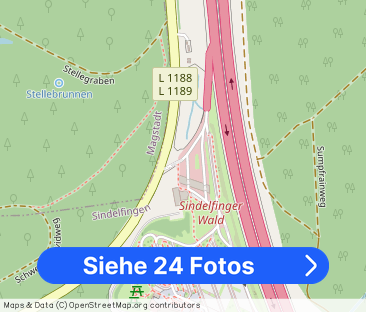 Exklusive Erdgeschoss Wohnung mit großem Balkon+Terrasse in Sindelf... - Foto 1