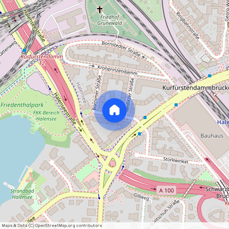 Bornimer Str., Berlin, Halensee, 10711